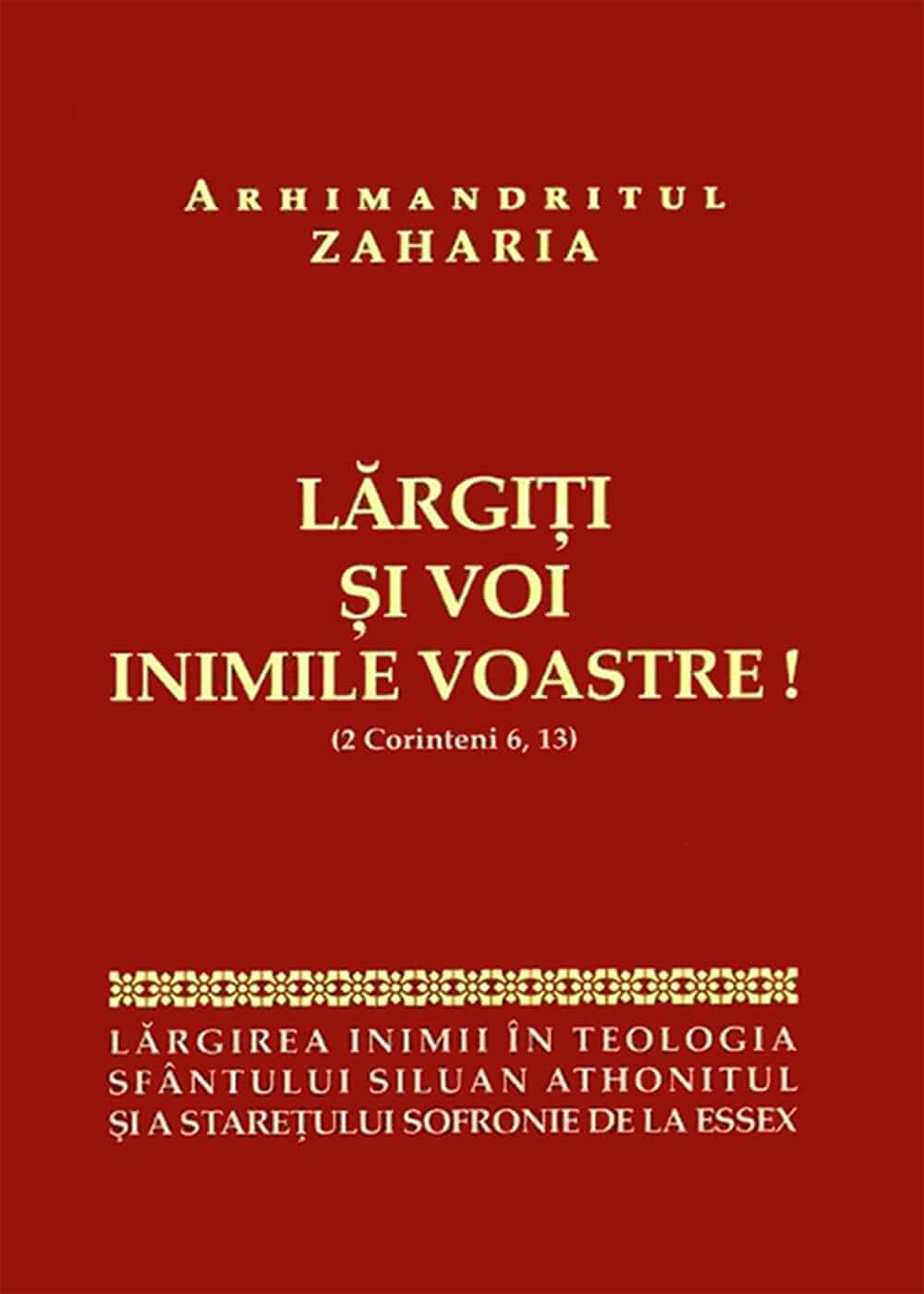 Lărgiți și voi inimile voastre!